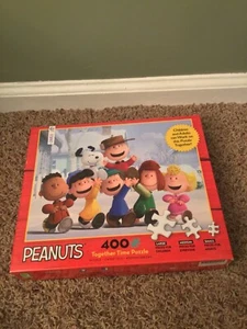 2016 Ceaco Peanuts Gang Together Time 400 Piece Puzzle Complete Sealed In Bag - Picture 1 of 7