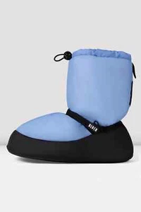 BLOCH Girls Childrens Warm Up Dance Booties Boots New Light Blue IM009KB - Picture 1 of 3