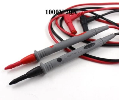 UNBRANDED//GENERIC Meter Digital Multimeter Test Leads Probes Universal 1000v 10A 4mm High Quality