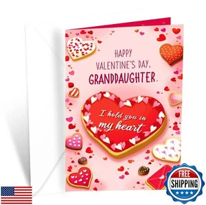 Prime Grußkarte Enkelin Valentinstag Made in America | Öko-Frie - Bild 1 von 5