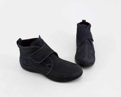 Stiefeletten Rohde Klettverschluss Winter Leder graublau Gr. 41 - Изображение 1 из 4