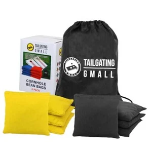Cornhole Bags Set of 8 Regulation Professional Corn Hole Bean Bags Weather - Picture 1 of 8