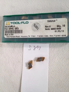 10 HERRAMIENTAS NUEVAS FLO NG 2094L INSERTOS DE CARBURO DE PRIMERA MUESCA. GRADO GP3. {S87} - Imagen 1 de 1