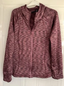Ladies Spyder Active Hooded Tech Fleece Lined Jacket Sz XL - Picture 1 of 8