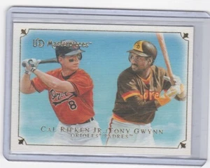 CAL RIPKEN JR. & TONY GWYNN '07 UD MASTERPIECES HALL OF FAME CARD-SHIPS FREE! - Picture 1 of 24