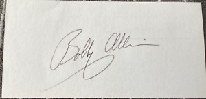 Bobby Allison Personally Autographed Signed Nascar Card Racing FreeShip