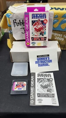 CIB NFL '95 FOOTBALL 1995 SEGA GAME GEAR VIDEO GAME COMPLETE IN BOX - Image 1 of 4