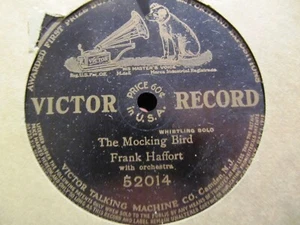 1905 G&T FRANK STAFFORD Whistler British MUSIC HALL Mocking Bird VICTOR 52014 _ - Picture 1 of 1