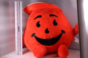 Kool-Aid Man Plush Stuffed Animal 11" Toy Fiesta 2023 Oh Yeah Red Drink Pitcher - Picture 1 of 3