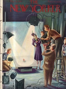 1941 New Yorker May 10 - Fashion shoe photo for Lord & Taylor - Alajalov - Picture 1 of 1