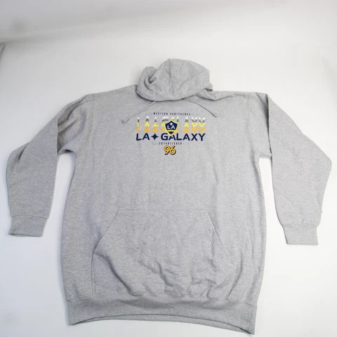 LA Galaxy Majestic Sweatshirt Men's Gray New Cover