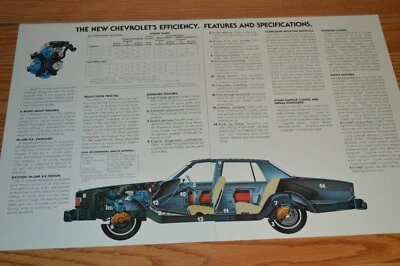 Chevy Caprice 1978 clásico distribuidor original anuncio impreso 78 azul Foto 1 de 2