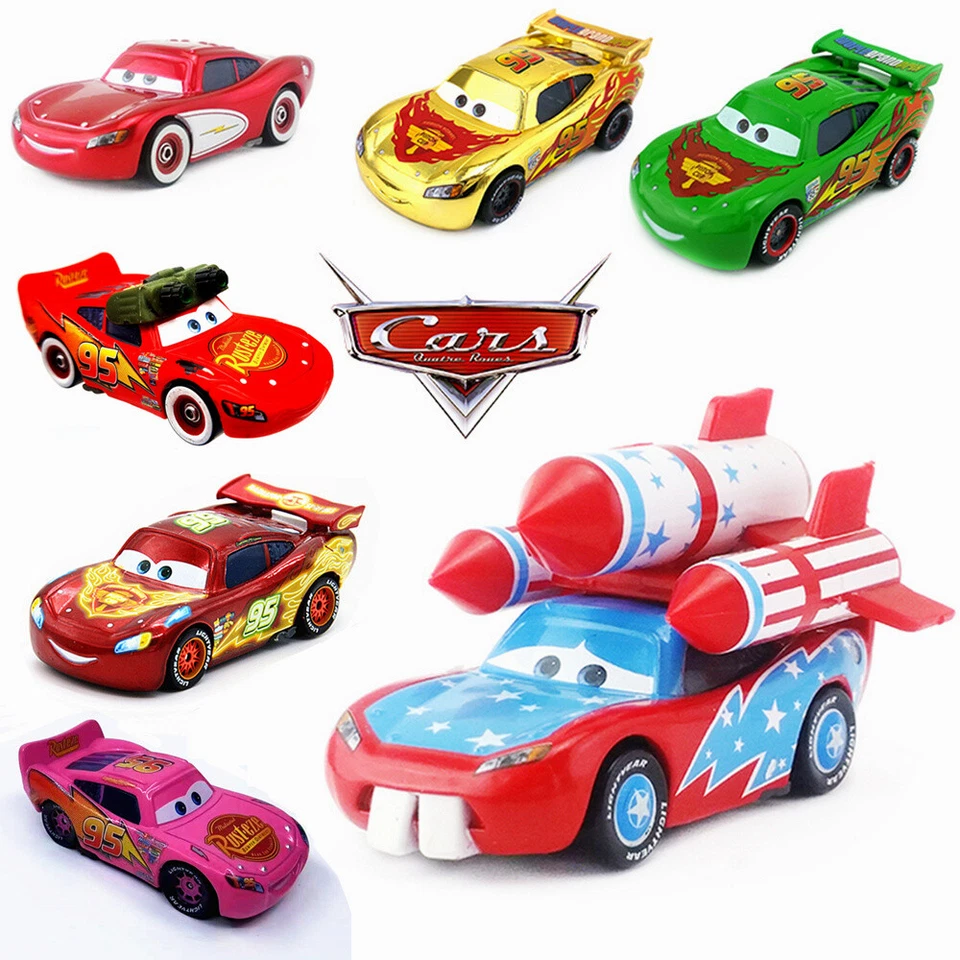 Disney Pixar Cars Lot Lightning McQueen 1:55 Diecast Model Car Toys Gift for Boy - Image 1 of 4