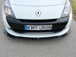 Per Renault Clio RS MK3 Diffusore Anteriore Facelift Maxton Design V1 ABS - Foto 1 di 4