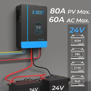 EDECOA Inverter Ibrido 24V 220V 3000W MPPT 80A Off Grid PV 55-450VDC PRO 3.0 - Zdjęcie 1 z 10