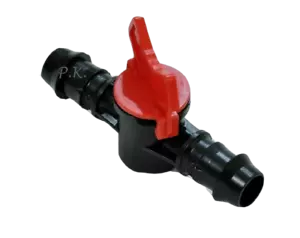 Plastic PVC Mini Ball Valve Barbed Water Tap Air Pump Fits 20mm 3/4"ID Hose Pipe - Picture 1 of 1