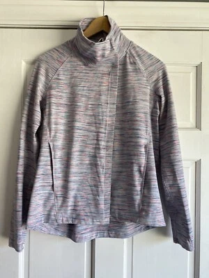 Cárdigan chaqueta envolvente G79 Ivivva de Lululemon Space Dye niñas talla 14 Foto 1 de 3