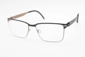 NEW OVVO OPTICS 3829 C 50/46 BLACK BRONZE AUTHENTIC EYEGLASSES 55-18 - Picture 1 of 4