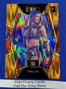 2022 #121 Cora Jade Panini Select WWE NXT2.0 Premier Level Orange Flash Prizm RC - Imagen 1 de 2