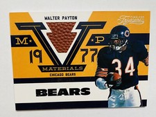 2011 Timeless Treasures Walter Payton 1977 MVP Season Football 45/99 Materials