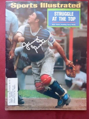 Jerry Grote autografiado 21 de junio de 1971 revista Sports Illustrated. Foto 1 de 2
