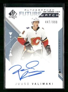 2018-19 SP Authentic #198 Juuso Valimaki #198 Future Watch #/999 Auto RC - Picture 1 of 2
