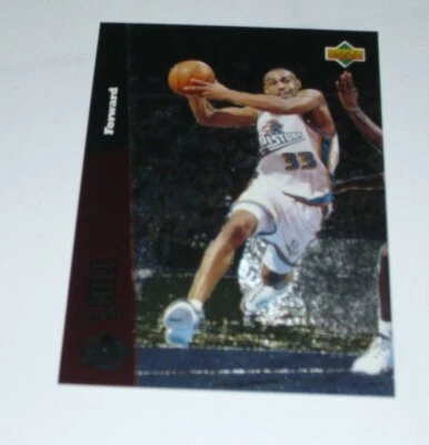 Upper Deck Folz Mini Basketball 97 Foil Card Grant Hill Detroit Pistons NBA #5 - Image 1 of 2