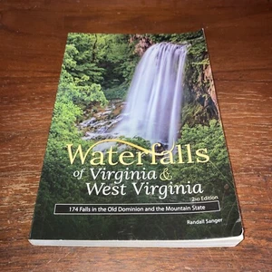 Waterfalls of Virginia and West Virginia - Randall Sanger - Unread - Cover Wear - Picture 1 of 8