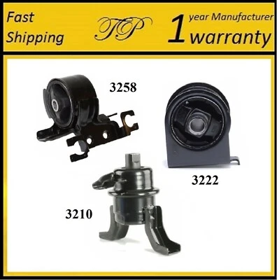 3 PCS FRONT MOTOR & TRANS MOUNT FOR 2005-2006 Mercury Mariner 2.3L GAS - Auto - Image 1 of 4