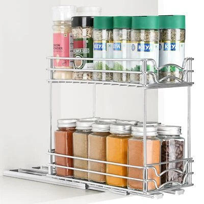 Tiroir Epices Coulissant à 2 Niveaux - Range Epices Cuisine Placard - Rangeme... - Photo 1/4
