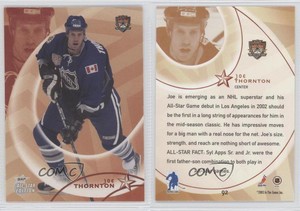 2002-03 ITG Be A Player All-Star Edition Joe Thornton #92
