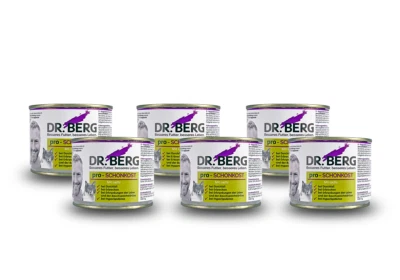 Dr. Berg pro-SCHONKOST Katze Nassfutter bei Durchfall, Pankreatitis / 6 x 190 g - Bild 1 von 4