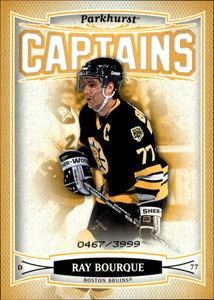 2006-07 Parkhurst Boston Bruins Hockey Card #163 Ray Bourque /3999
