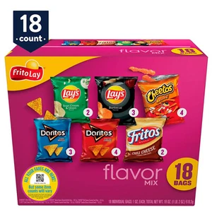 Frito-Lay Snacks Flavor Mix Variety Pack, 1 oz, 18 Count (Assortment May Vary) - Picture 1 of 2