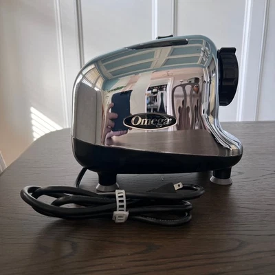 Cuerpo Exprimidor Omega 8005 Acabado Cromo y Negro PROBADO Y FUNCIONANDO Foto 1 de 4