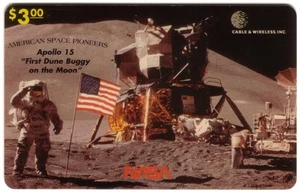 $3. Apollo 15 First Dune Buggy On The Moon NASA Lunar Rover Phone Card - Picture 1 of 1