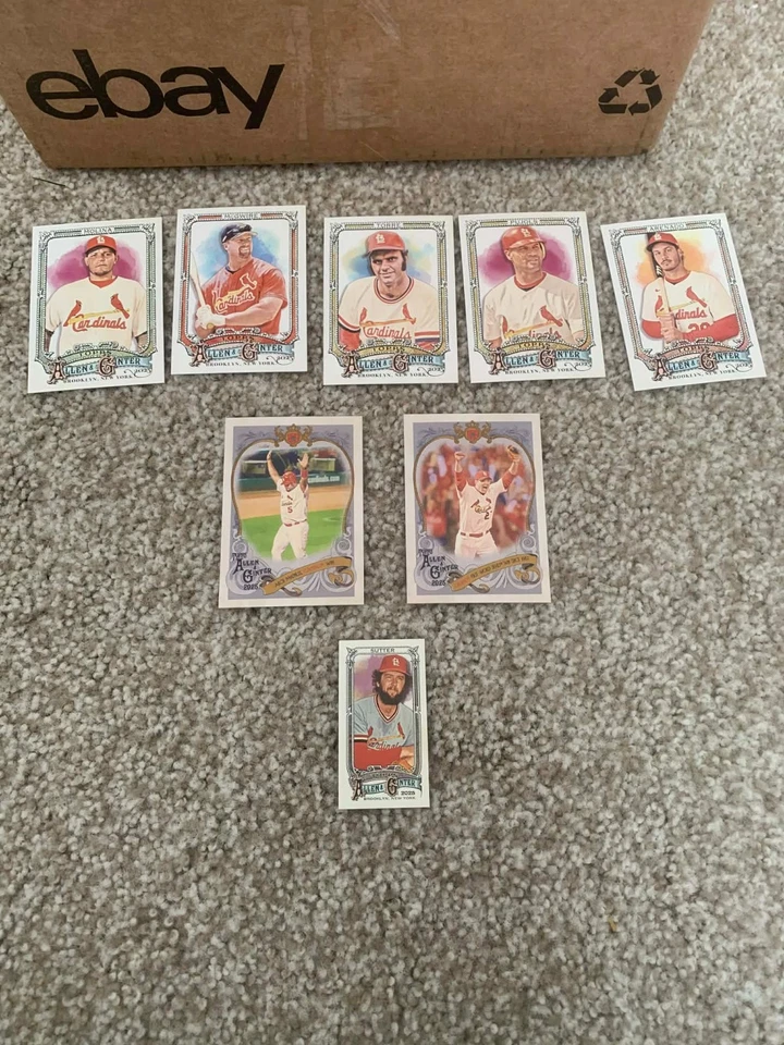 2025 Allen & Ginter St. Louis кардиналов лот (8) + 2 вставки/1 мини - Изображение 1 из 1