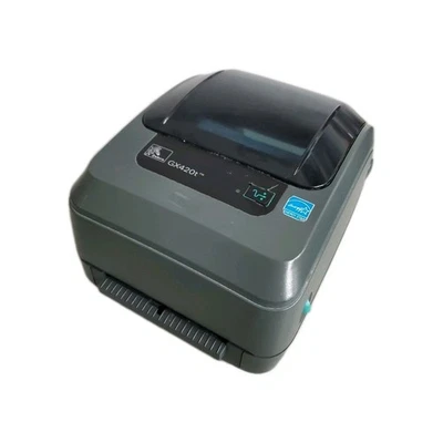 Zebra GX420T Thermal Label Printer *AC Adapter NOT Included* - Button Wear - Image 1 of 4
