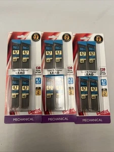 3 Pack!!! 120 Pc. Pentel Super Hi-Polymer Mechanical Pencil Lead 0.7mm Med - Picture 1 of 2