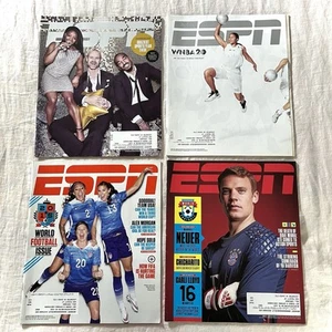 (4) USA Womens Soccer WNBA 2015 ESPN Magazine Lot Biles Alex Morgan Neuer Jersey - Picture 1 of 5