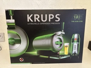 Dispensador de cerveza Krups The Sub Heineken (VB650E40) excelente estado, pub/bar en casa - Imagen 1 de 15