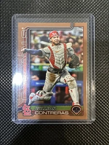 2025 Topps Series 2 Wilson Contreras Bronze  /2025 #472 Cardinals - Picture 1 of 3