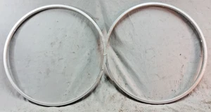 Sunrims AT18 27.5" 650b Road Bike Rim Set 36S 584ISO Silver USA Made Rim Brake ~ - Picture 1 of 17