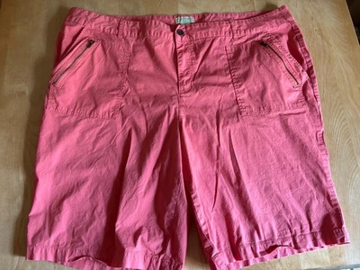 Женские шорты CARIBBEAN JOE Island Supply Co. коралловые размер 22 Вт внутренний шов 10 дюймов - Изображение 1 из 4