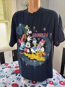 Vintage 90s Disney Mickey Unlimited USA Made TShirt Unisex Large Graphic Florida - Picture 1 of 9