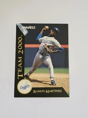 Ramon Martinez 1992 Pinnacle Team 2000 #49 Los Angeles Dodgers Baseball Card NM - Image 1 of 2