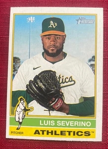JOHN'S DEALS - US - 2025 TOPPS HERITAGE #442 - LUIS SEVERINO, ATHLETICS - Bild 1 von 2