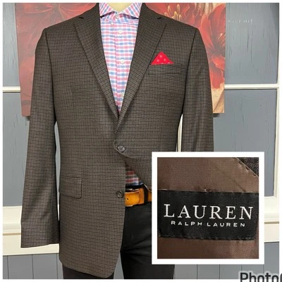 Blazer Chaqueta Deportiva Lauren Ralph Lauren Para Hombre 42L Largo Mezcla Poliéster Elástico Foto 1 de 4