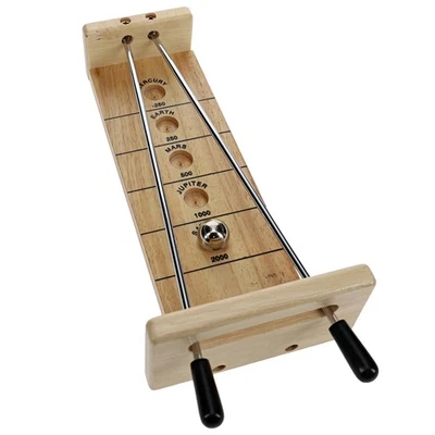 WE Games Mini Shoot The Moon, Juego Nostalgia Años 40, Madera Natural Maciza, 9 Foto 1 de 4