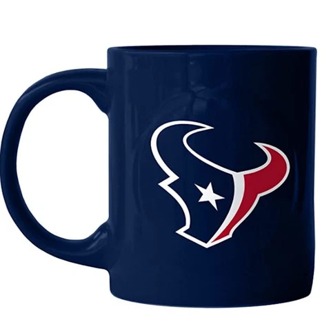 Boelter Brands NFL Houston Texans 11-ounce Sculpted Ceramic Coffee Mug Cover